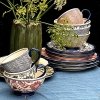 Laura Ashley Hedingham Blue Terra - komplet 2 kubków 400 ml