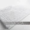 Biały bawełniany dywanik łazienkowy Moca Design