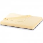 Koc Biederlack 100% bawełna - Pearl - żółty