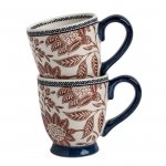 Laura Ashley Hedingham Blue Terra - kubki 200 ml - 2 szt.
