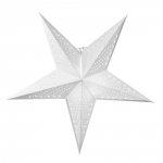 Gwiazda papierowa biała - 56 cm