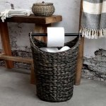 Kosz na papier toaletowy Chic Antique - czarny