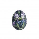 Dekoracyjne jajko Belldeco Fiore Blue wys. 10 cm - SZYBKA WYSYŁKA