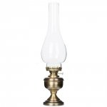 Świecznik na tealighty Lampa Naftowa - stare złoto