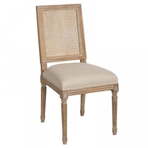 Krzesło Belldeco Classic proste - oparcie ratanowe