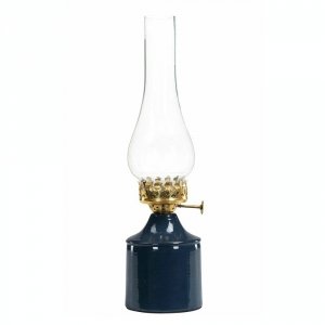 Świecznik na tealighty Lampa Naftowa - niebieski