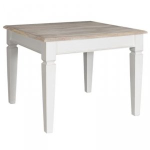 Stół Belldeco Bristol White - biały kwadratowy H78x100x100 cm