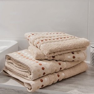 Ręcznik PUNTOS 50x90 cm - beżowy