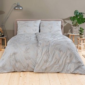 Pościel Estella mako-interlock-jersey - KENO szara 6941/230