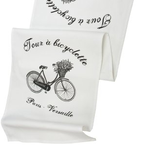 Bieżnik French Home - Bicyclette L - biały