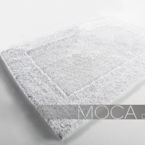 Dywanik łazienkowy Moca Design - Frame - biały
