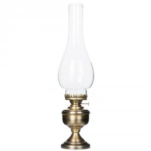 Świecznik na tealighty Lampa Naftowa - stare złoto