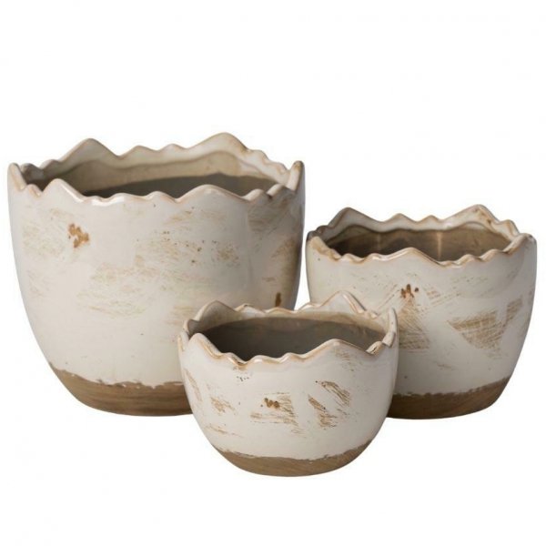 Doniczka / osłonka Belldeco Cremona Jajko - średnica 16 cm
