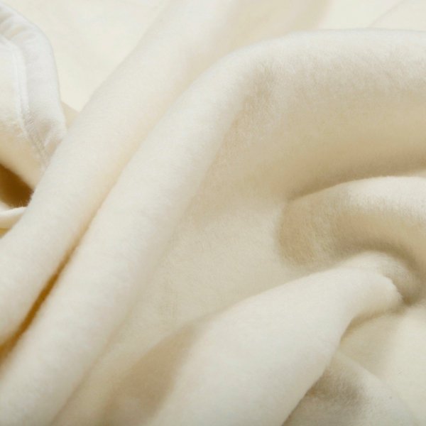 Koc Biederlack 100% bawełna Pure Cotton - ecru