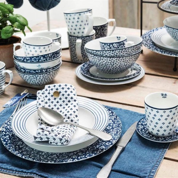 Laura Ashley BLUEPRINT - talerz deserowy 18 cm - SWEET ALLYSUM