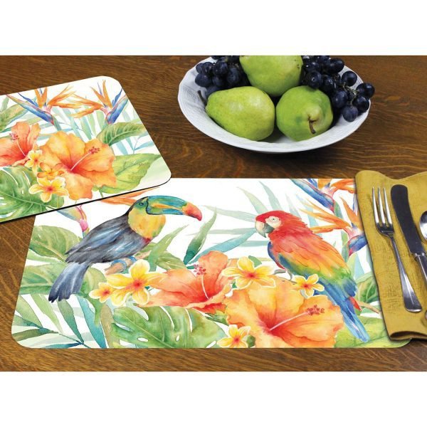 Podkładka na stół Cala Home (dwustronna) - Tropical Birds