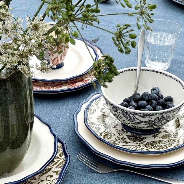 Laura Ashley Hedingham Edwin Blue Terra - komplet 2 kubków 400 ml