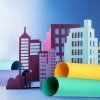 Blok karton kolorowy CREATINIO A2 160g 25 arkuszy nr.66 jasny zielony 400150192 TOP 2000