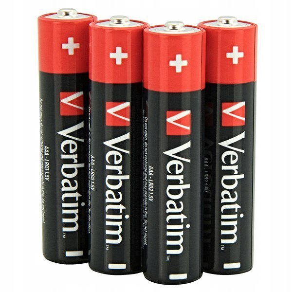 Bateria VERBATIM Premium Alkaline AAA/LR03 1,5V alkaliczna blister (4szt) (49920)