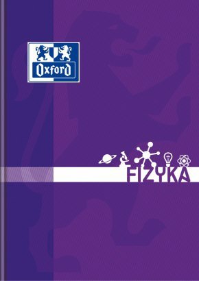 Zeszyt szkolny A5 przedmiotowy 80 kartek w kratkę FIZYKA 400128288 OXFORD