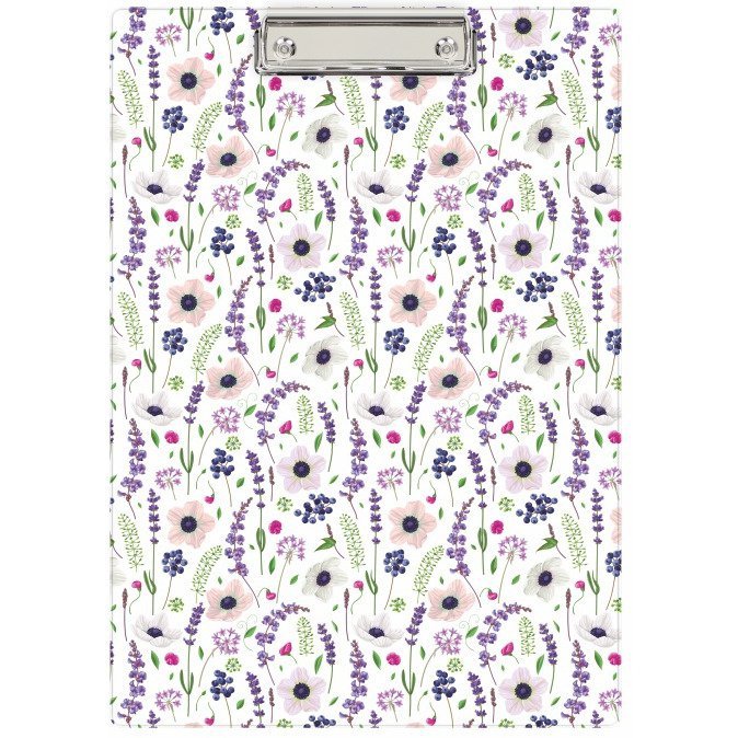 Deska z klipem Clipboard A4 nadruk Kwiaty KHN-01-32 BIURFOL