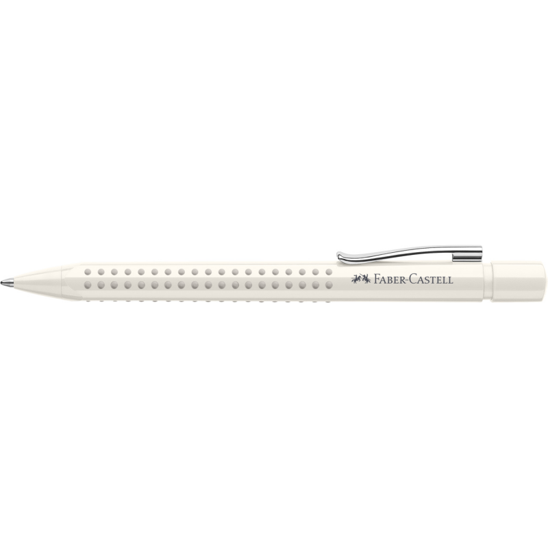Długopis automatyczny GRIP 2010 kremowy (coconut milk) wkład M niebieski 243908 Faber-Castell