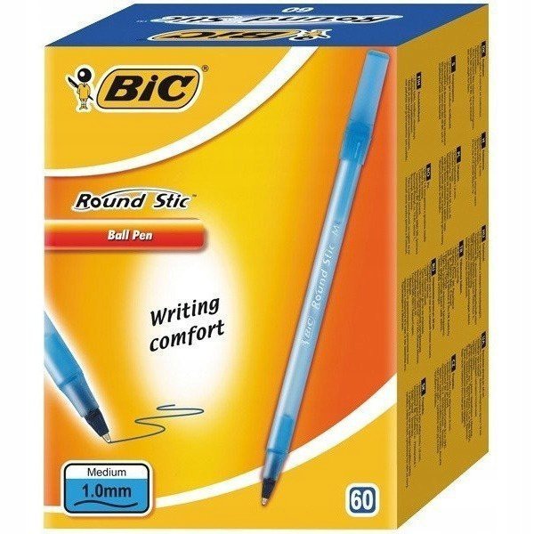Długopis BIC ROUND STIC CLASSIC niebieski ekonomiczny do codziennego użytku 921403