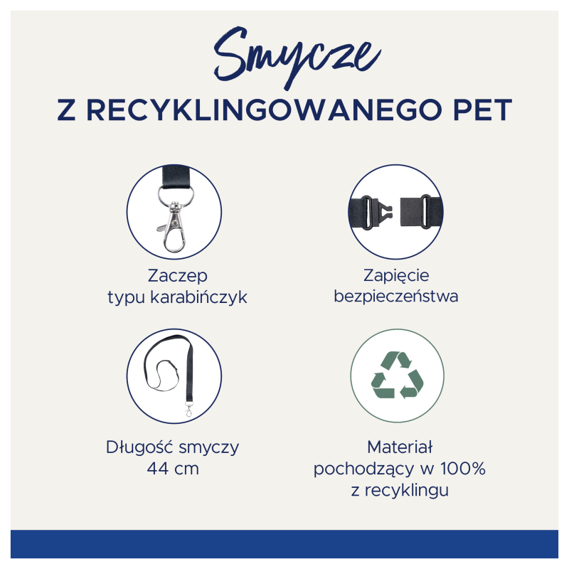 Smycz z karabińczykiem (10 sztuk) 440x20mm tropik R4828T AVERY