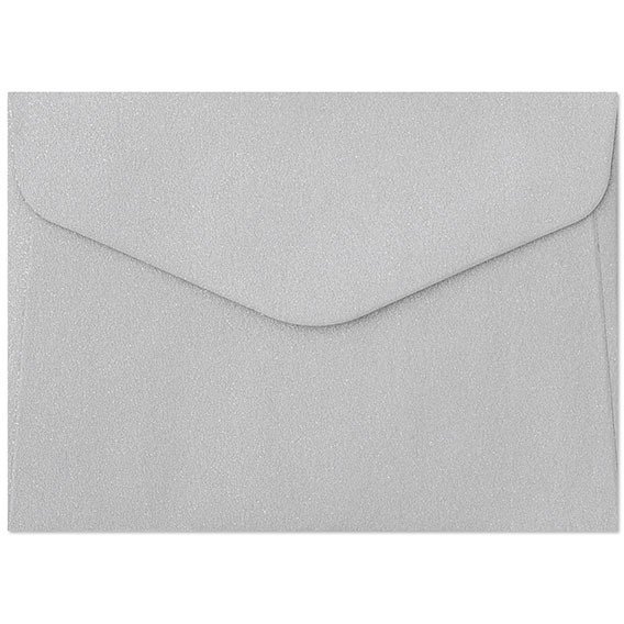 Koperta B7 PEARL srebrny 150g. (10szt.) 280522 Galeria Papieru