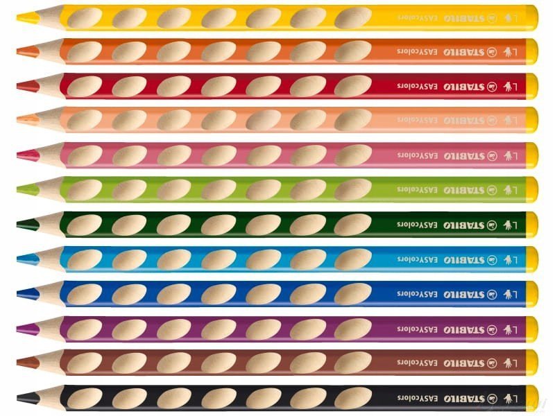 Kredki EASY COLOURS dla lew(12kol.) 331/12 STABILO