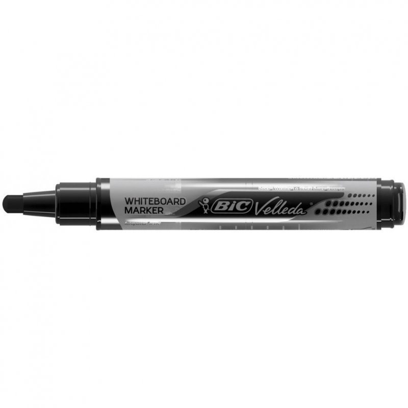 Marker VELLEDA sucho. czarny okrągła końcówka Liquid Ink Tank 902096 BIC