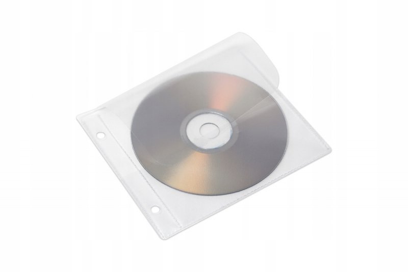 Koszulki groszkowe na płyty CD/DVD 13x15 cm 180mic 5 sztuk 100551464 BANTEX