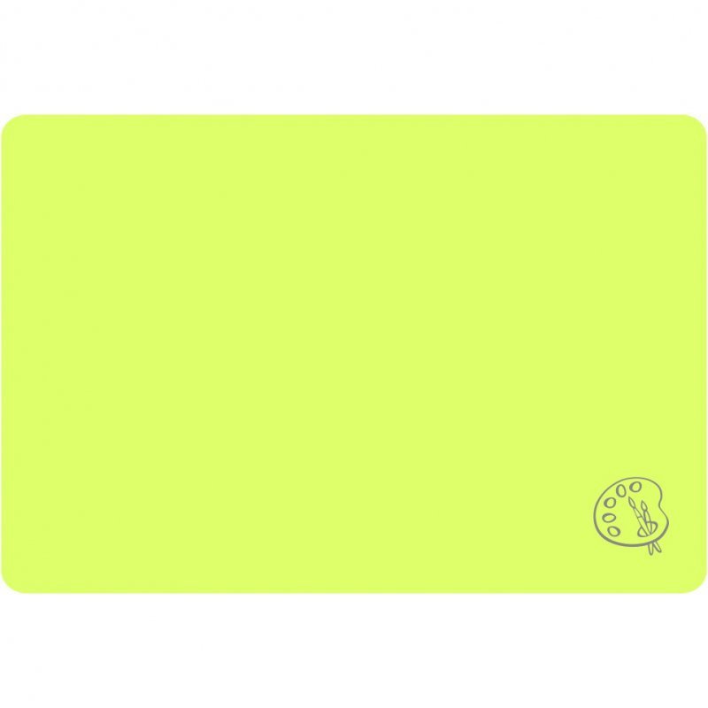 Podkładka na biurko do prac plastycznych 38x56cm A3 neonowy żółty PS-NEON-A3-02 BIURFOL
