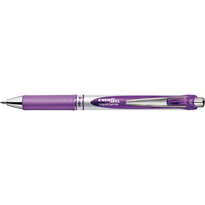 Pióro kulkowe ENERGEL BL77 fioletowe 0,7mm PENTEL