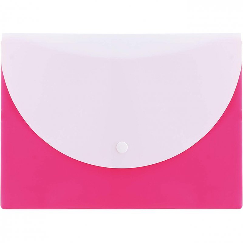 Teczka kopertowa na zatrzask A5 RIO różowa E38978 PINK DELI