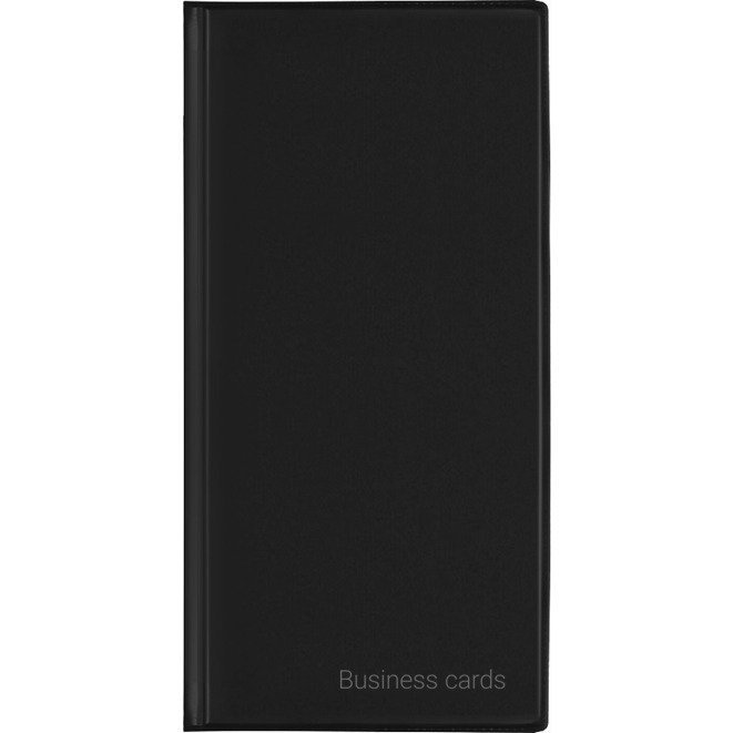 Wizytownik Etui na 96 wizytówek Premium czarny WI-24-01 BIURFOL