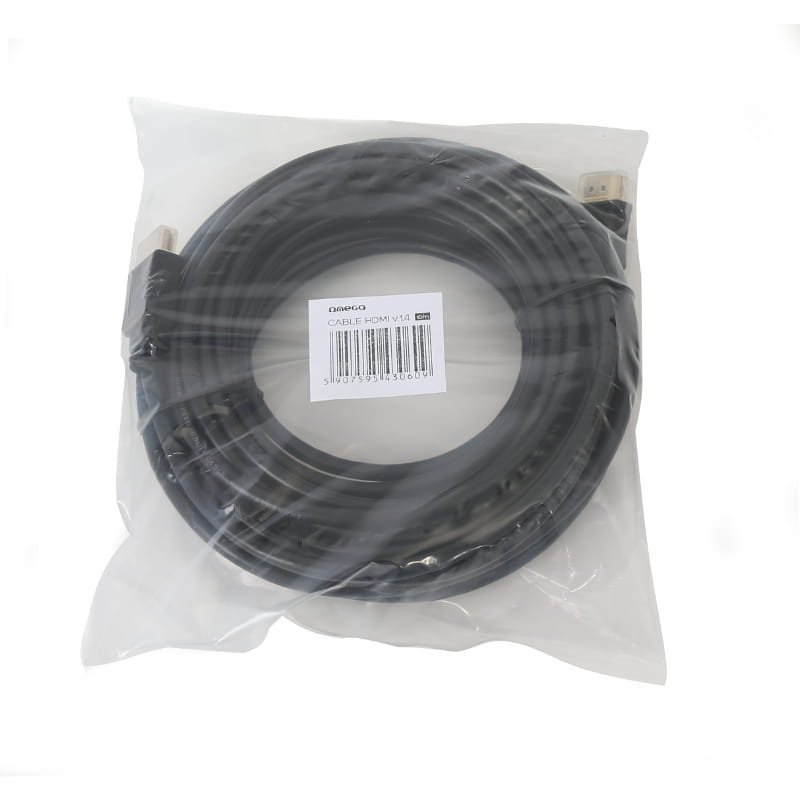 Kabel HDMI -&gt; HDMI 10m v.1.4 czarny OMEGA (43060)