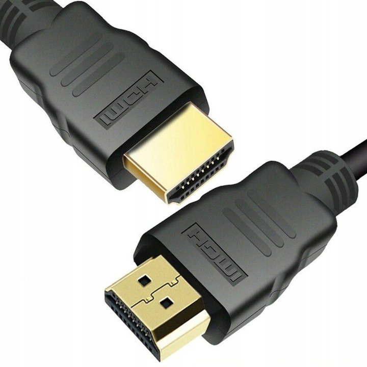 Kabel HDMI -&gt; HDMI 1,0m czarny BULK