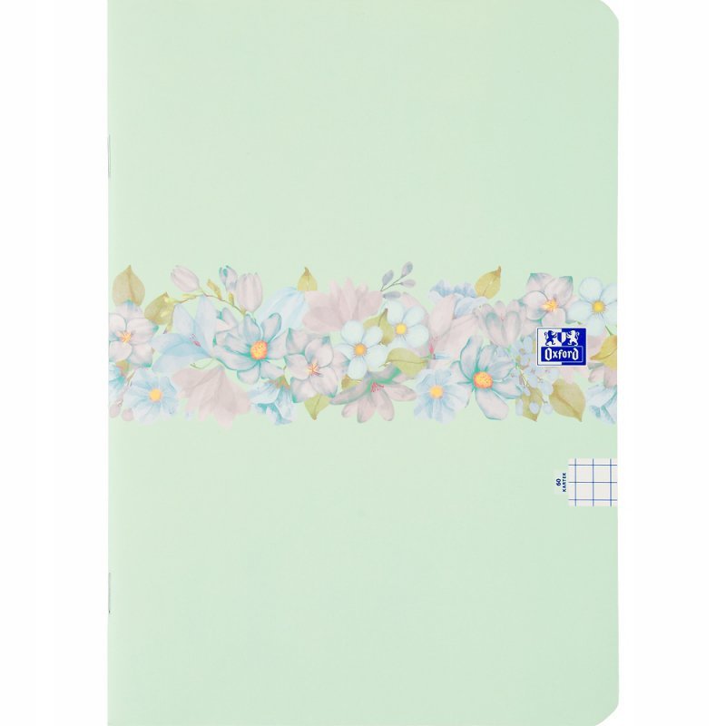 Zeszyt A4 60k kratka margines FLOWERS 400181451 OXFORD