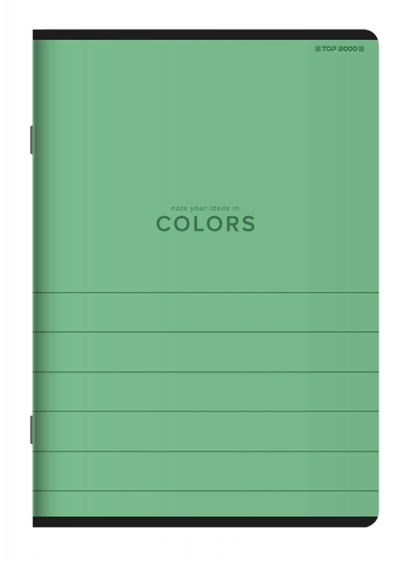 Zeszyt A5 80k kratka margines COLORS 400169185 TOP 2000