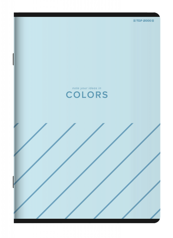 Zeszyt A5 96k kratka margines COLORS 400169186 TOP 2000
