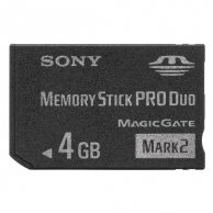 SONY Memory stick PRO Duo Mark, 4GB, do archiwizacji danych