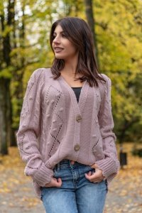 Merribel Versi Dusty Rose sweter