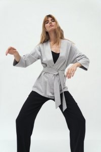 Nife Szare kimono we wzór - Z40