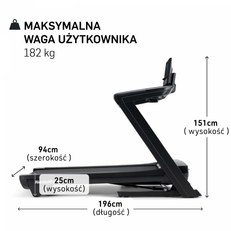 Bieżnia elektryczna NordicTrack Commercial LE + członkostwo iFit na 1 rok