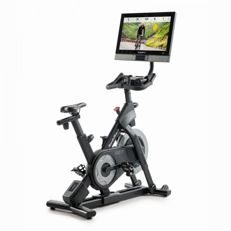 Rower spiningowy NordicTrack Commercial S27i + Roczne członkostwo iFit