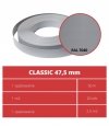 Taśma ogrodzeniowa 50mb Thermoplast® CLASSIC LINE 4,75cm SZARA