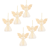 Aniołek papierowy składany 12cm – klasyczna biel