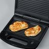 SEVERIN SANDWICH-TOSTER, 3 WYMIENNE NIEPRZYWIERAJĄCE PŁYTY DO KANAPEK, GRILLOWANIA I GOFRÓW, MOC 1000W SA2968