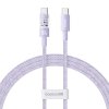 Kabel Baseus Gem Typ C-Typ C 100W 1m (fioletowy)